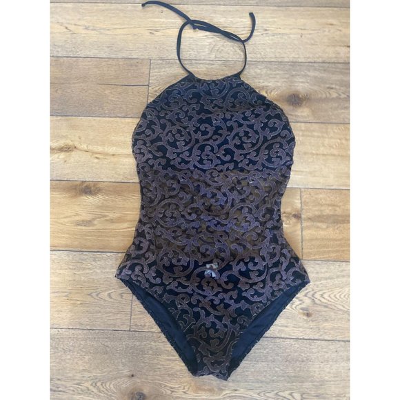 Gottex One Piece High Neck Bathing Suit 12 - Picture 4 of 11